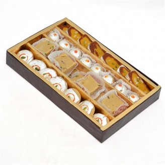 1 kg  Mix Mithai box Traditional Delivery Jaipur, Rajasthan